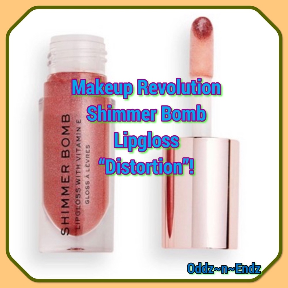 FINAL PRICE!/Makeup Revolution Shimmer Bomb Lip Gloss “Distortion”/NEW!🔥